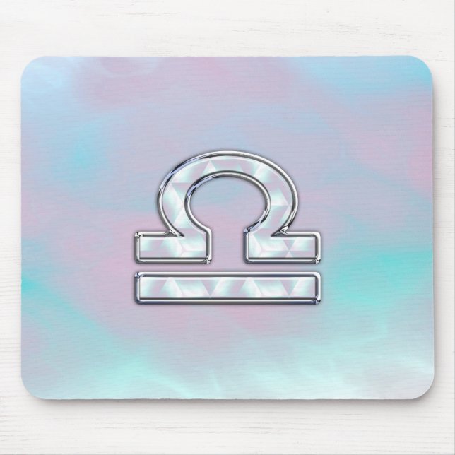 Tapis De Souris Signe du zodiaque Balance élégant de style mère pe (Devant)