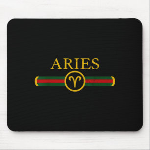 Tapis De Souris Signe du zodiaque Bélier anniversaire horoscope né