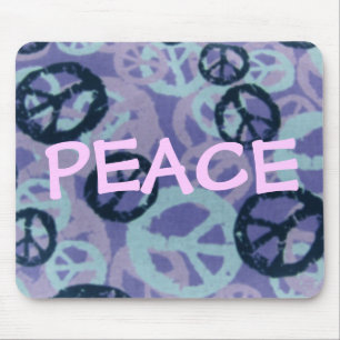 Tapis De Souris Signes de Paix-Dire-Paix/regard Mousepad de Camo