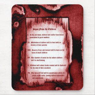 Tapis De Souris Signes Des Enfants