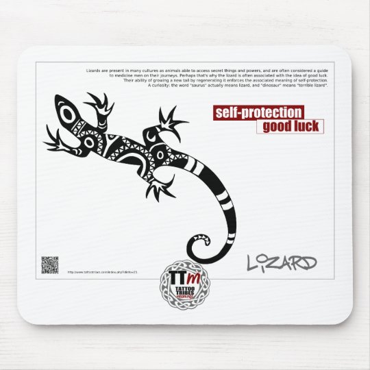 Tapis De Souris Significations De Ttt Lezard Zazzle Fr