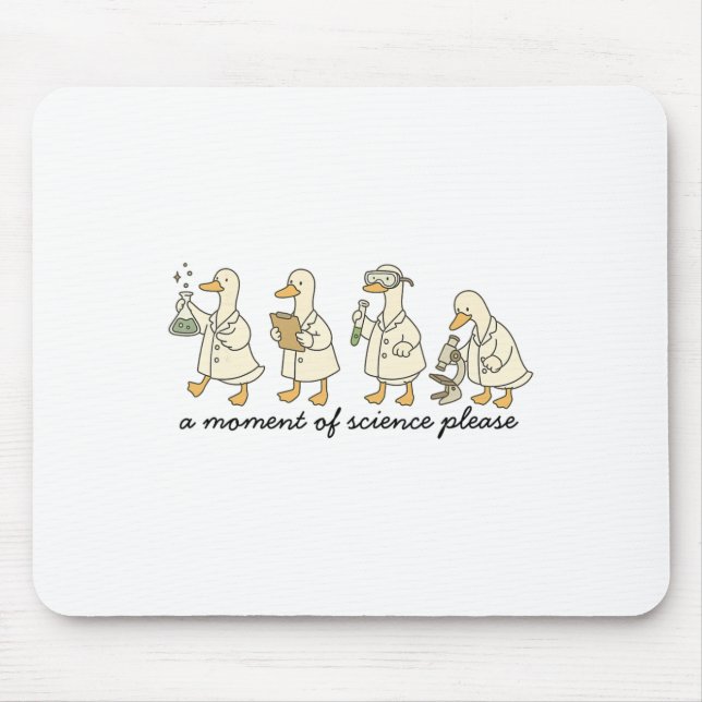 Tapis De Souris S'il vous plaît un moment de science Prof de scien (Devant)
