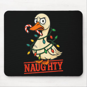 Tapis De Souris Silencieux Oie de Noël Lumières Père Noël Ha