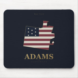 Tapis De Souris Silhouette Américaine d'Adams New York