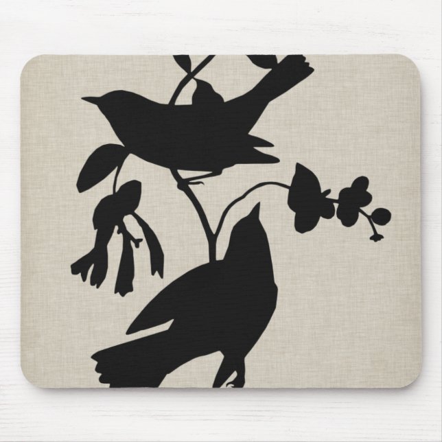 Tapis De Souris Silhouette Audubon IV (Devant)
