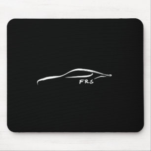 Tapis De Souris Silhouette blanche de traçage de FR-S