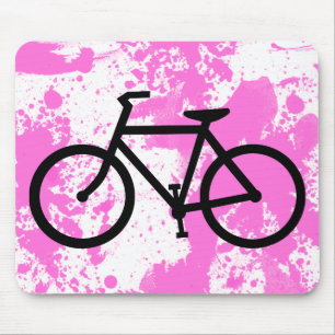 Tapis De Souris silhouette cycliste