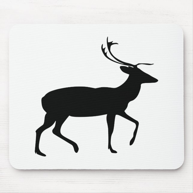 Tapis De Souris Silhouette de cerf (Devant)