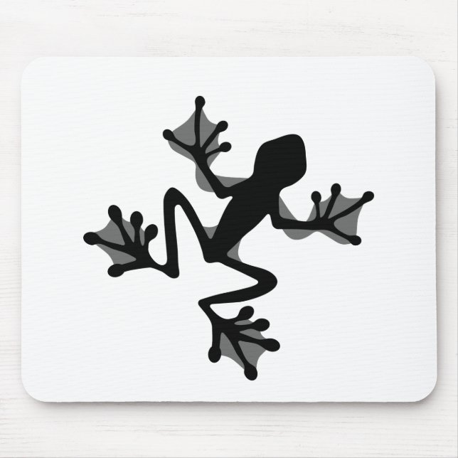 Tapis De Souris Silhouette de Frog (Devant)