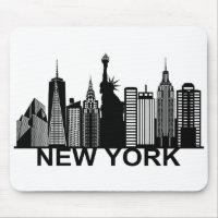 silhouette de la ville de New York