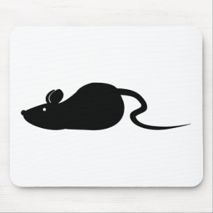 Tapis De Souris Silhouette de souris