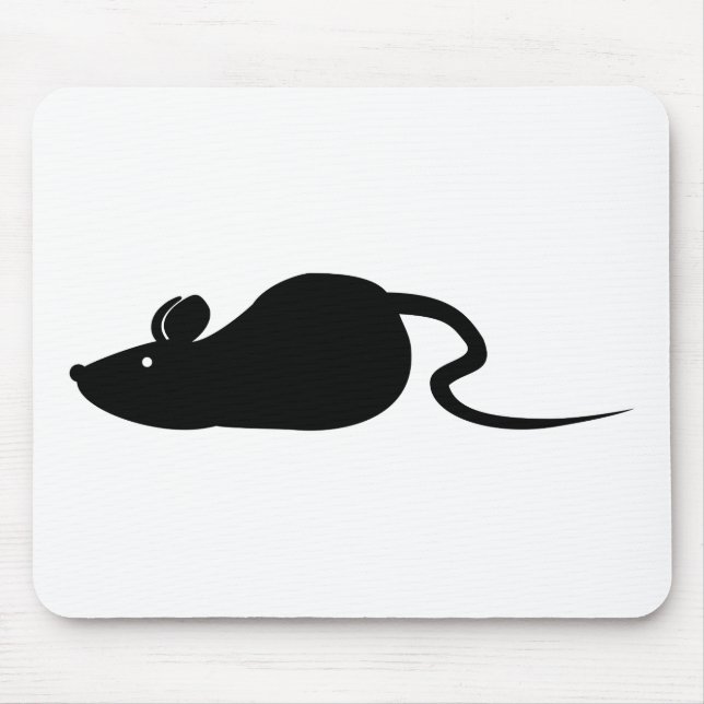 Tapis De Souris Silhouette de souris (Devant)