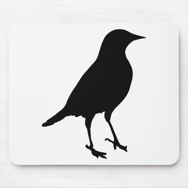 Tapis De Souris Silhouette des oiseaux (Devant)