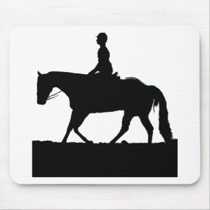 Tapis De Souris Silhouette du cheval