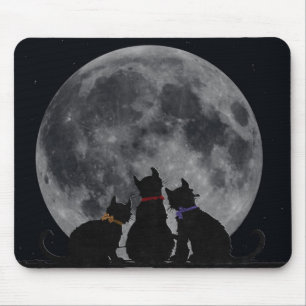 Tapis De Souris Silhouettes de chat