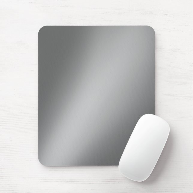 Tapis De Souris Silver Grey clair de lune ombre (Avec souris)