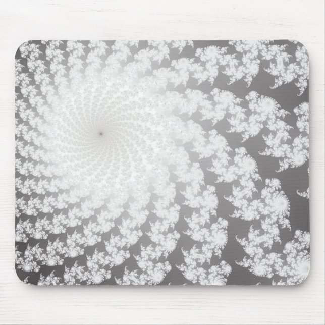 Tapis de souris Silver Whirlpool (Devant)