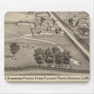 Tapis De Souris Simmon's Prairie Farm, Kenosha Water Cure