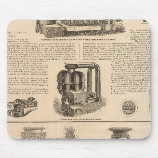 Tapis De Souris Simonds Manufacturing Company Stewart (Devant)