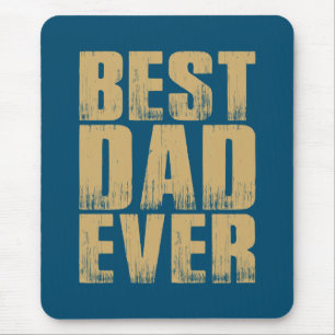 Tapis De Souris Simple Best Dad Ever Father's Day Mouse Pad