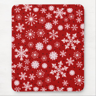 Tapis De Souris Simple Flocon de Neige d'Hiver