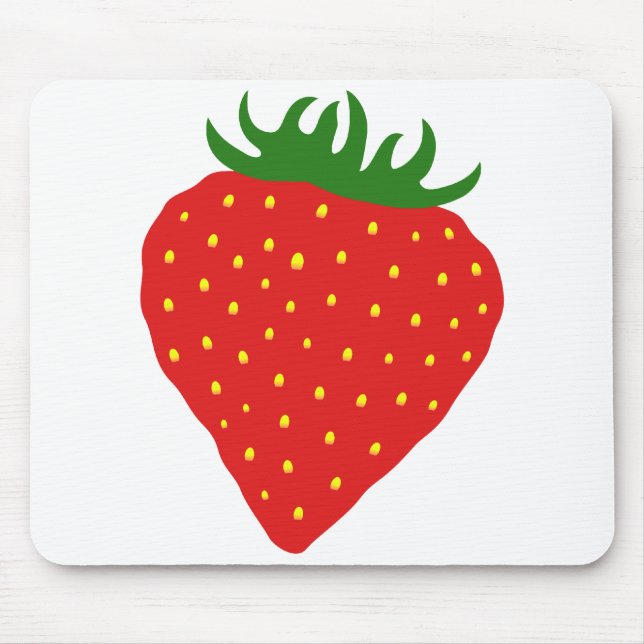 Tapis De Souris Simple fraise mousepac personnalisé (Devant)