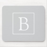 Simple Light Grey monogram