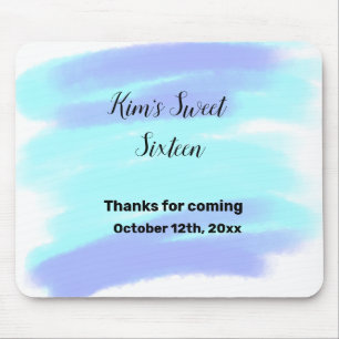 Tapis De Souris SIMPLE MINIMAL sweet sixteen elegant custom modern