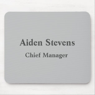 Tapis De Souris Simple minimaliste simple classique