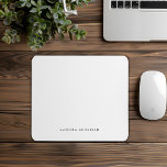 Tapis De Souris Simple personnalisé<br><div class="desc">Ce simple pavé de souris personnalisé est parfait pour... . Le design</div>