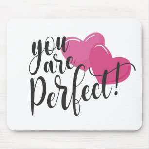 Tapis De Souris Simple Vous Êtes Parfait Valentine   Mousepad
