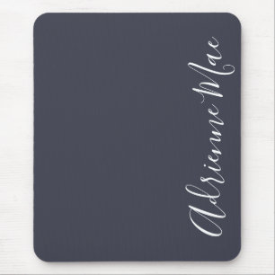 Tapis De Souris Simplement élégant Navy Blue personnalisé