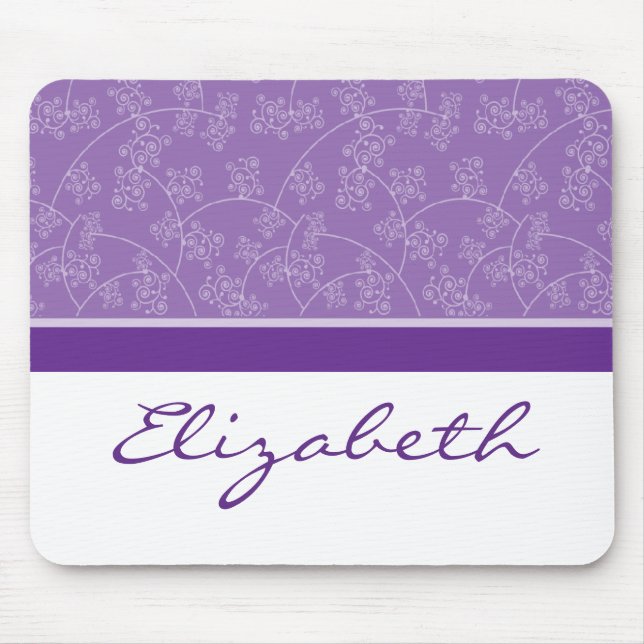 Tapis De Souris Simplement l'élégante couturière Lilac Mousepad (Devant)