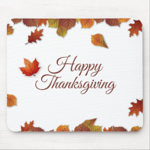 Tapis De Souris Simples congés d'automne de Thanksgiving  Mousepa