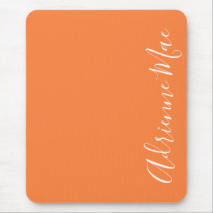 Tapis De Souris Simply Elegant orange Peel Personalized