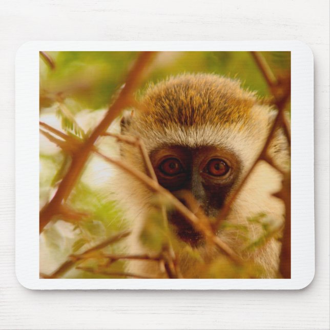 Tapis De Souris Singe Cheeky. (Devant)
