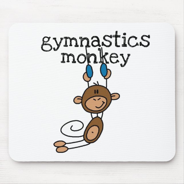 Tapis De Souris Singe de gymnastique (Devant)