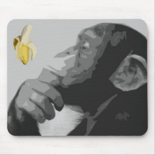 Tapis De Souris Singe de pensée
