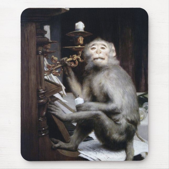Tapis De Souris Singe de sourire (Devant)