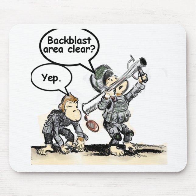 Tapis De Souris Singe Mousepad (Devant)