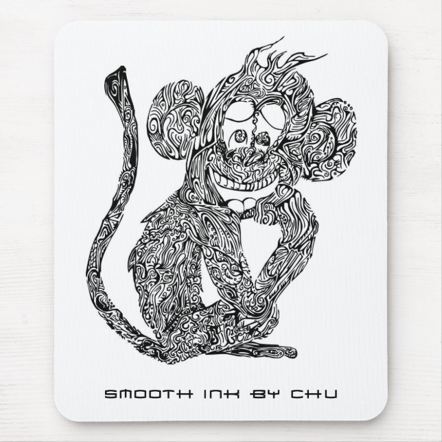 Tapis De Souris Singe Mousepad (Devant)