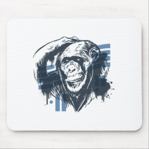 Tapis De Souris Singe pénitencier du chimpanzé