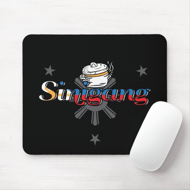Tapis De Souris Sinigang Philippines Alimentation philippine (Avec souris)