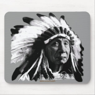 Tapis De Souris Sioux Historic Native American Chief