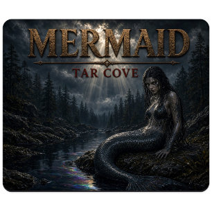 Tapis De Souris Sirène Anse de Goudron Réalisme Sombre