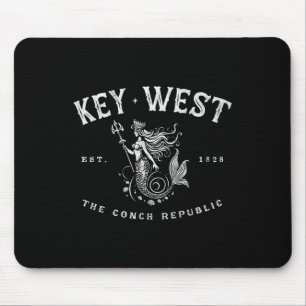 Tapis De Souris Sirène de Key West République des Conques Vintage