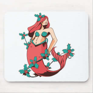 Tapis De Souris Sirène de Noël