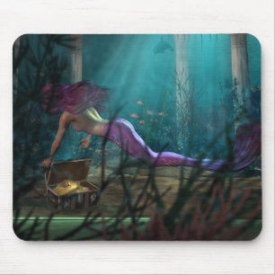 Tapis De Souris Sirène et trésor - MOUSEPAD