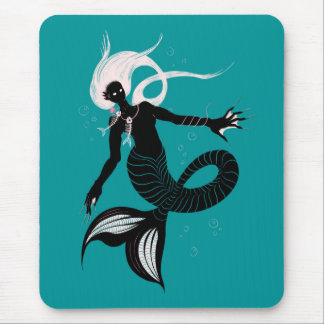 Tapis De Souris Sirène gothique Imaginaire foncé Créature