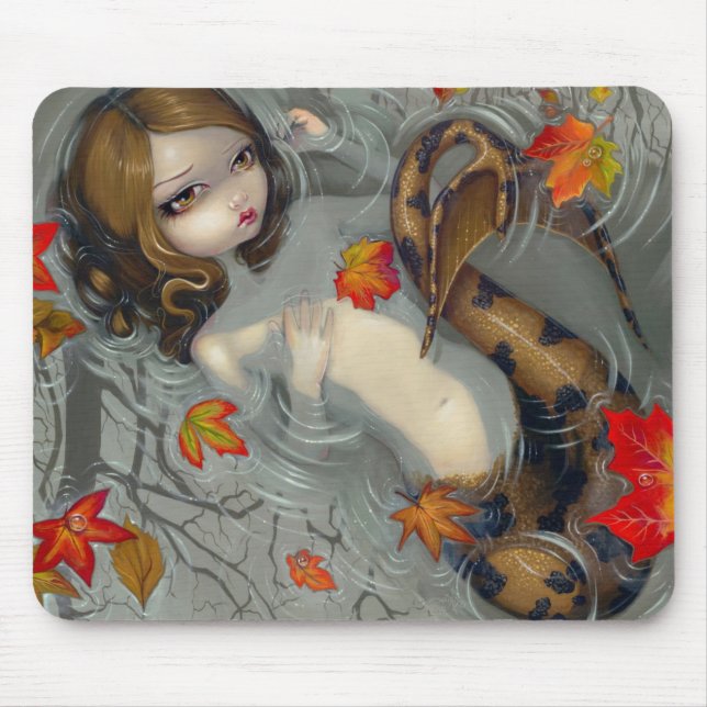 Tapis De Souris Sirène" Mousepad "d'automne (Devant)